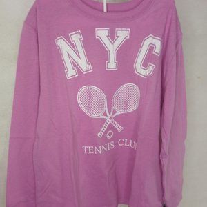 GIRLS TOP XS TEE LONG SLEEVE, NWT,